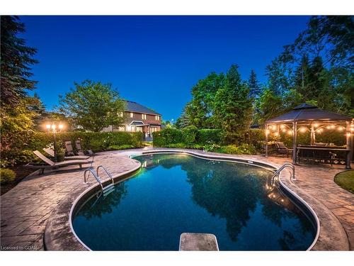 46 Cross Creek Boulevard, Guelph, ON - Outdoor With In Ground Pool With Deck Patio Veranda With Backyard