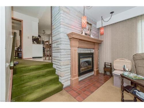 575 Hill Street E, Fergus, ON - Indoor With Fireplace