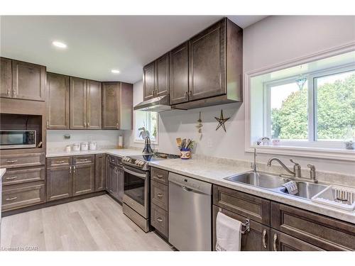 8709 Wellington Rd 16 Road, Wellington North, ON - Indoor Photo Showing Kitchen With Double Sink