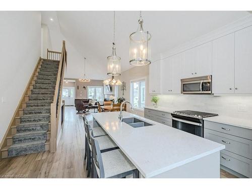 18-744 Nelson Street W, Port Dover, ON - Indoor Photo Showing Kitchen With Double Sink With Upgraded Kitchen