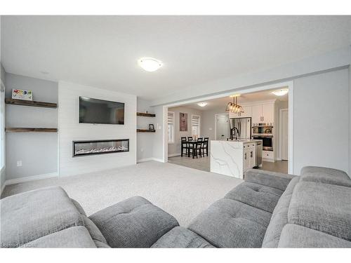 30 John Brabson Crescent, Guelph, ON - Indoor Photo Showing Living Room With Fireplace