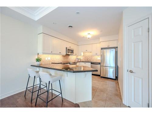 406-65 Bayberry Drive, Guelph, ON - Indoor Photo Showing Kitchen With Stainless Steel Kitchen With Upgraded Kitchen