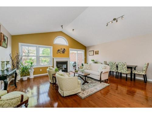 13-461 Columbia Street W, Waterloo, ON - Indoor Photo Showing Living Room With Fireplace