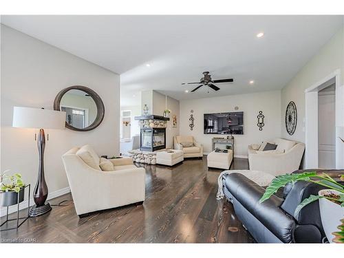 7177 Ariss Valley Road, Guelph/Eramosa, ON - Indoor Photo Showing Living Room With Fireplace