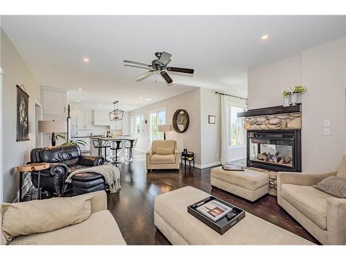 7177 Ariss Valley Road, Guelph/Eramosa, ON - Indoor Photo Showing Living Room With Fireplace