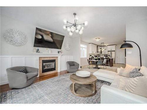 47 Healey Street, Elora, ON - Indoor Photo Showing Living Room With Fireplace