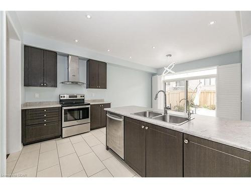 29 Mull Avenue, Caledonia, ON - Indoor Photo Showing Kitchen With Double Sink