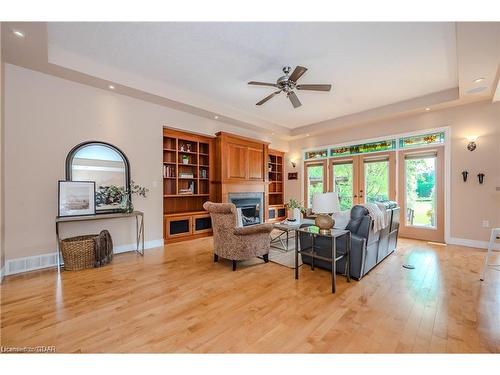 953 St David Street N, Fergus, ON - Indoor Photo Showing Living Room With Fireplace