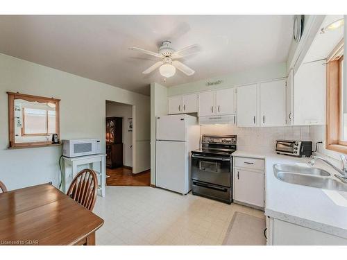 108 Brant Ave, Guelph, ON - Indoor Photo Showing Kitchen With Double Sink