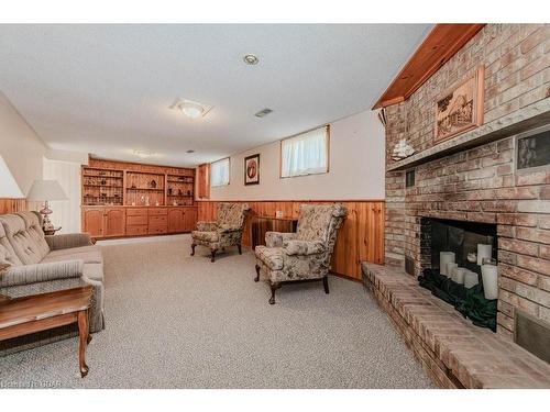 108 Brant Ave, Guelph, ON - Indoor Photo Showing Living Room With Fireplace