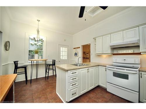 38 Ontario Street, Guelph, ON - Indoor Photo Showing Kitchen With Double Sink