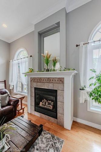 7568 Marden Road, Guelph/Eramosa, ON - Indoor Photo Showing Living Room With Fireplace