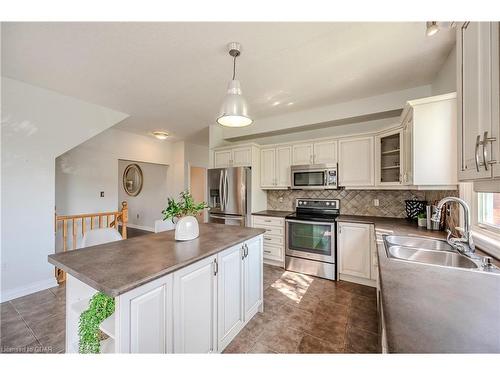 61 Clairfields Drive E, Guelph, ON - Indoor Photo Showing Kitchen With Double Sink