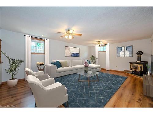 1 Kipling Avenue, Guelph, ON - Indoor Photo Showing Living Room With Fireplace