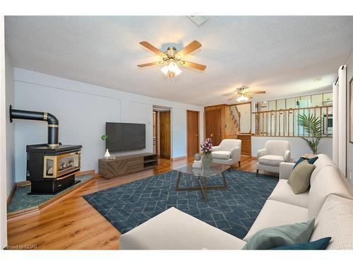 1 Kipling Avenue, Guelph, ON - Indoor Photo Showing Living Room With Fireplace