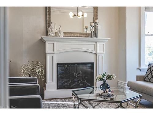 138 Dublin Street N, Guelph, ON - Indoor Photo Showing Living Room With Fireplace