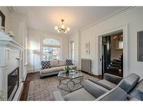 138 Dublin Street N, Guelph, ON - Indoor Photo Showing Living Room With Fireplace