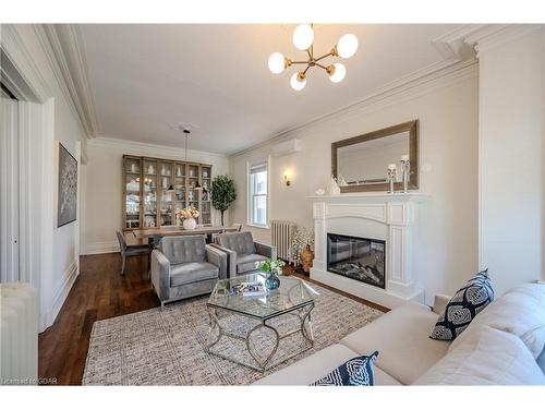 138 Dublin Street N, Guelph, ON - Indoor Photo Showing Living Room With Fireplace