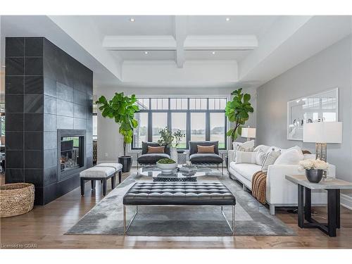 11 Hartfield Drive, Guelph/Eramosa, ON - Indoor Photo Showing Living Room With Fireplace