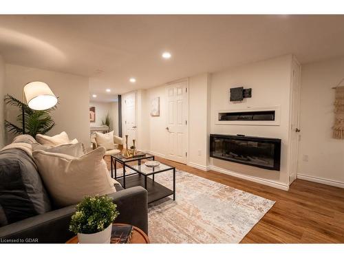 65 Kensington Street, Guelph, ON - Indoor Photo Showing Living Room With Fireplace