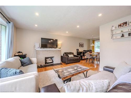 208 Delhi Street, Guelph, ON - Indoor Photo Showing Living Room With Fireplace