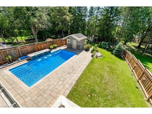 172 Niska Road, Guelph, ON - Outdoor With In Ground Pool With Backyard