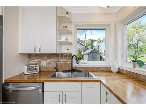 116 Gowan Street, Rockwood, ON - Indoor Photo Showing Kitchen With Double Sink