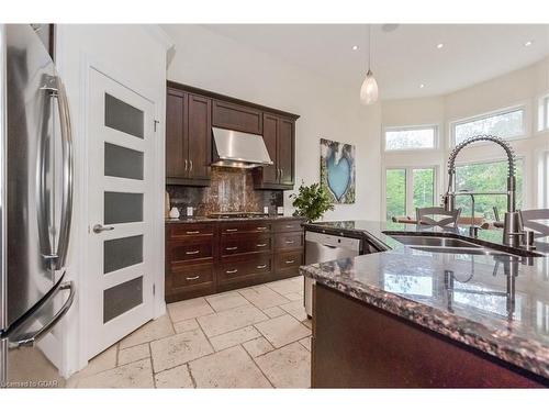 64 Water Street E, Elora, ON - Indoor Photo Showing Kitchen With Double Sink With Upgraded Kitchen