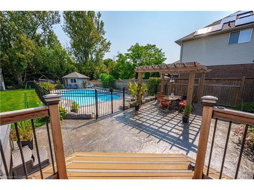 35 Marr Drive, Elora, ON - Outdoor With In Ground Pool With Deck Patio Veranda With Exterior