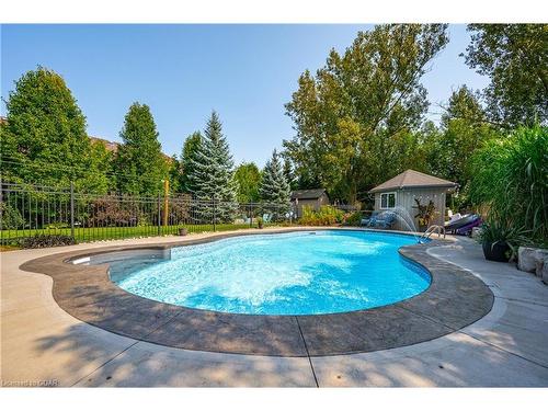 35 Marr Drive, Elora, ON - Outdoor With In Ground Pool With Backyard