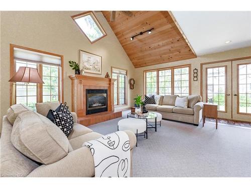 179 Garafraxa Street E, Fergus, ON - Indoor Photo Showing Living Room With Fireplace