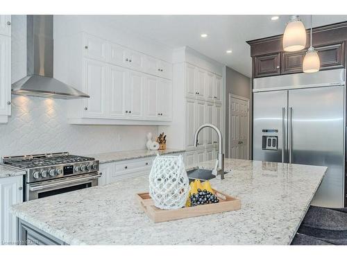 103 Ambrous Crescent, Guelph, ON - Indoor Photo Showing Kitchen With Stainless Steel Kitchen With Upgraded Kitchen