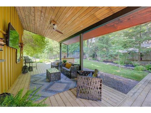 513 St Andrew Street W, Fergus, ON - Outdoor With Deck Patio Veranda With Exterior