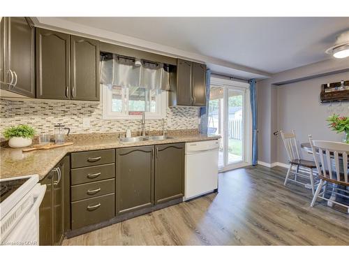 440 Flannery Drive, Fergus, ON - Indoor Photo Showing Kitchen With Double Sink