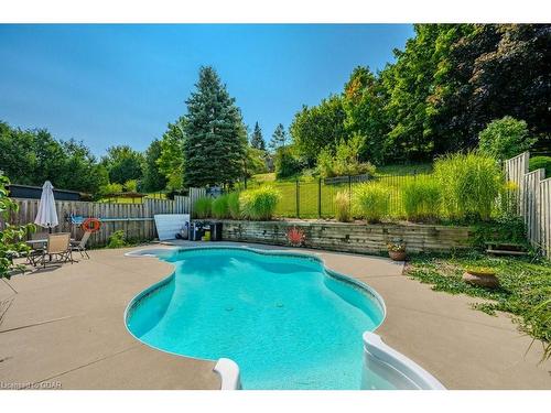 112 Freshmeadow Way, Guelph, ON - Outdoor With In Ground Pool With Backyard