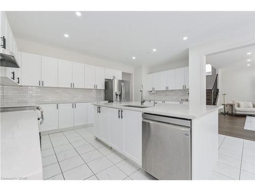 64 Harpin Way East, Fergus, ON - Indoor Photo Showing Kitchen With Upgraded Kitchen