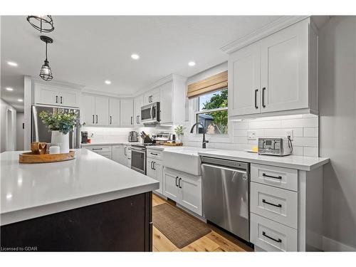 5 Macdonald Street, Centre Wellington, ON - Indoor Photo Showing Kitchen With Stainless Steel Kitchen With Upgraded Kitchen