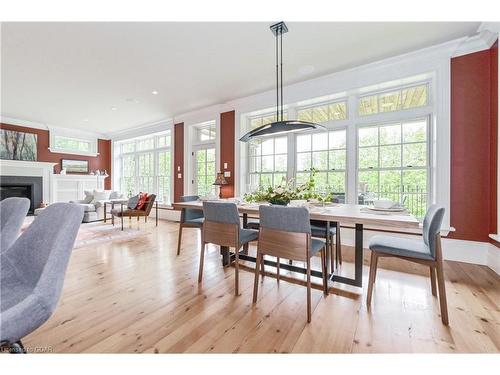 292 South River Road, Elora, ON - Indoor Photo Showing Dining Room With Fireplace