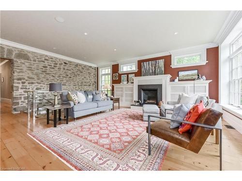 292 South River Road, Elora, ON - Indoor Photo Showing Living Room With Fireplace