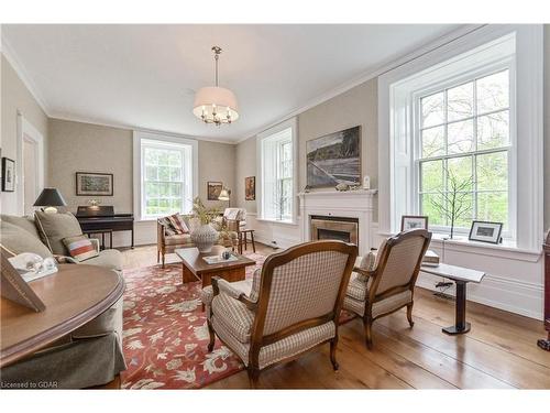 292 South River Road, Elora, ON - Indoor Photo Showing Living Room With Fireplace