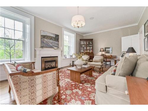 292 South River Road, Elora, ON - Indoor Photo Showing Living Room With Fireplace