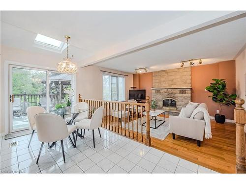 187 Municipal Street, Guelph, ON - Indoor Photo Showing Dining Room With Fireplace