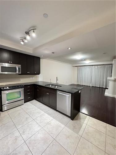 1508-160 Macdonell Street, Guelph, ON - Indoor Photo Showing Kitchen With Double Sink