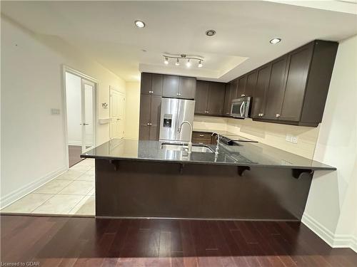 1508-160 Macdonell Street, Guelph, ON - Indoor Photo Showing Kitchen With Upgraded Kitchen