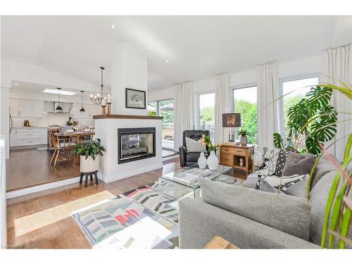 131 Millford Crescent, Elora, ON - Indoor Photo Showing Living Room With Fireplace