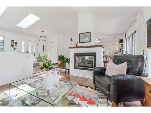 131 Millford Crescent, Elora, ON - Indoor Photo Showing Living Room With Fireplace