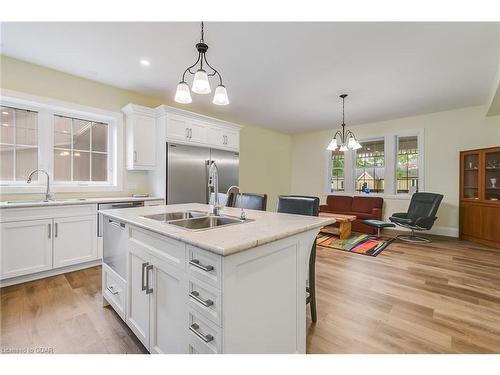 125 Richardson Street, Rockwood, ON - Indoor Photo Showing Kitchen With Double Sink With Upgraded Kitchen