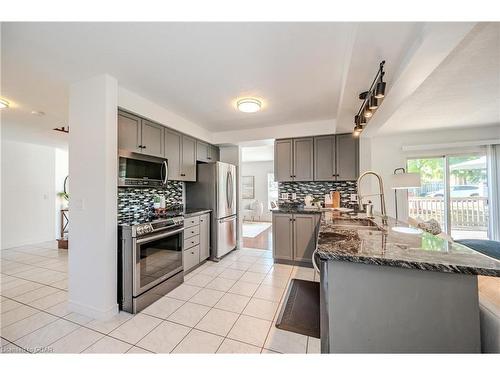 153 Starwood Drive, Guelph, ON - Indoor Photo Showing Kitchen With Stainless Steel Kitchen With Upgraded Kitchen