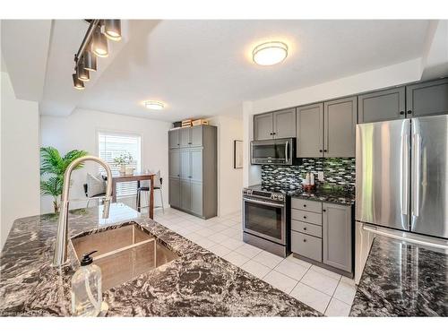 153 Starwood Drive, Guelph, ON - Indoor Photo Showing Kitchen With Stainless Steel Kitchen With Double Sink