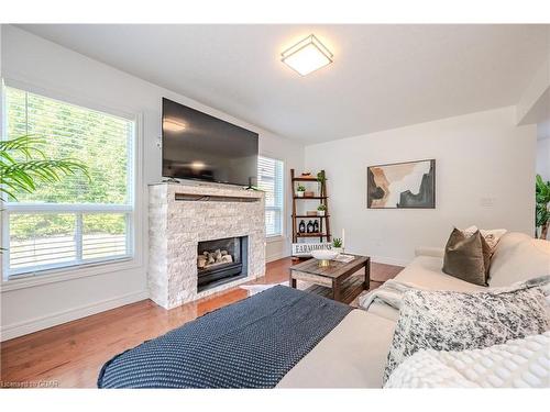 153 Starwood Drive, Guelph, ON - Indoor Photo Showing Living Room With Fireplace